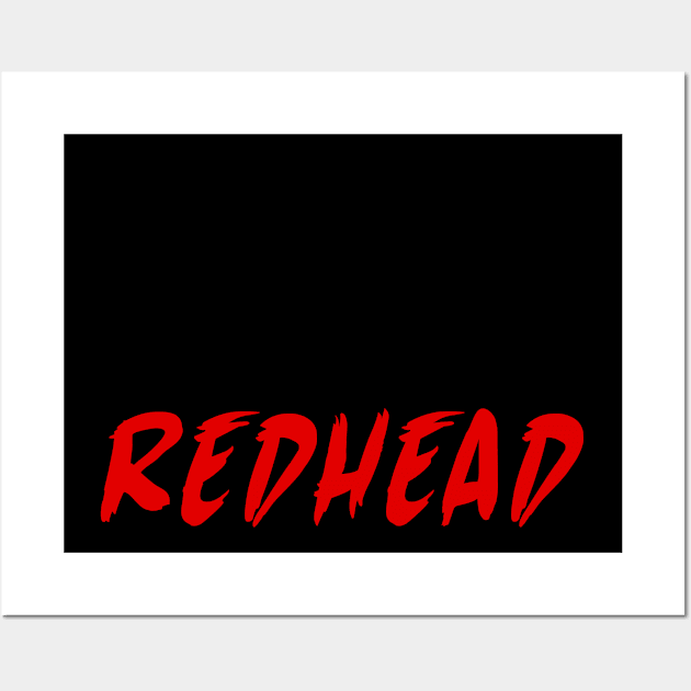 Raw-haired woman Sticker Readhead Wall Art by QQdesigns